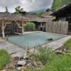 The women’s outdoor bath at Tsuru no Yu onsen in Akita Prefecture